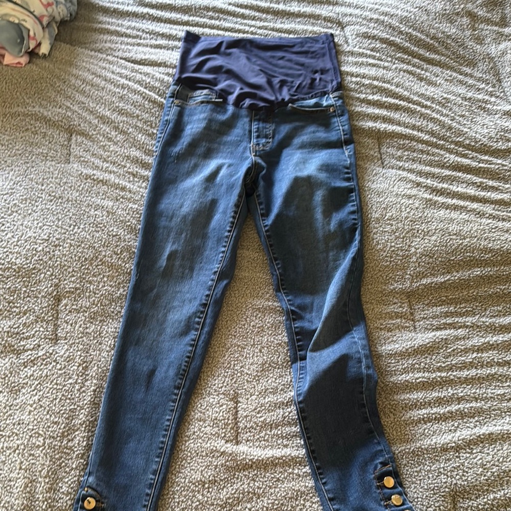 Pinkblush Blue Skinny Jeans High-Rise
